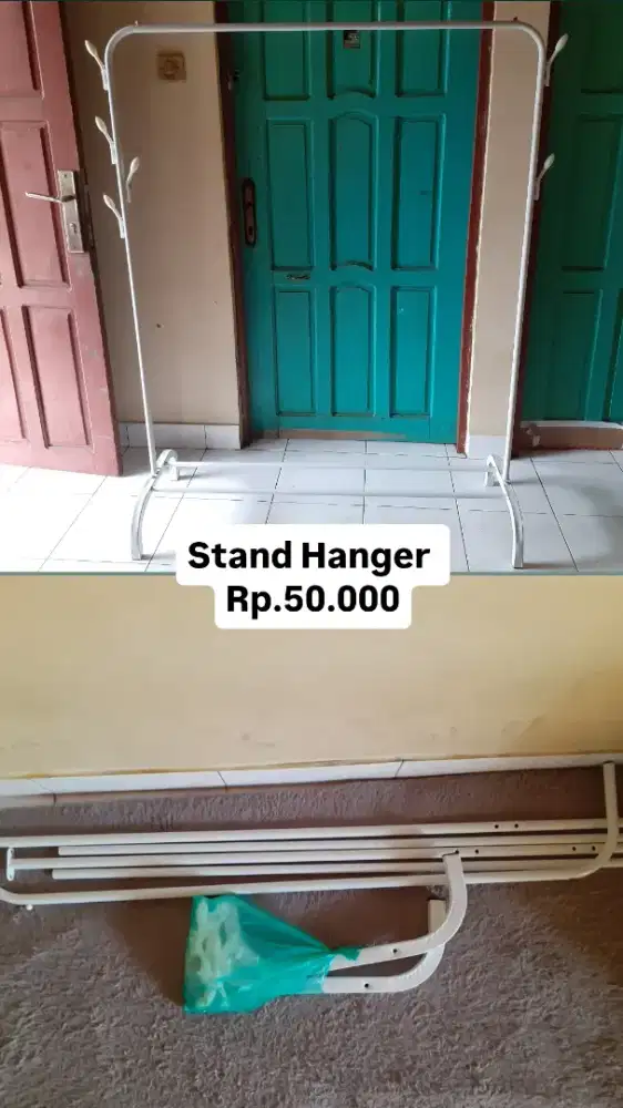 Stand Hanger  Warna Putih