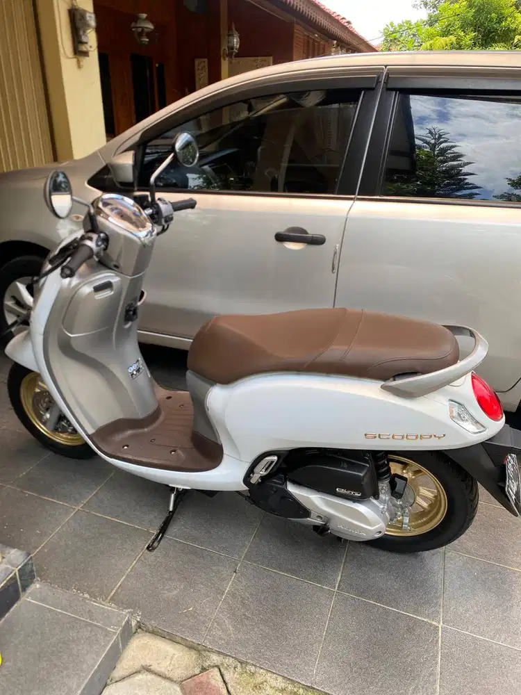 honda scoopy th 2021 putih kyles istimewa