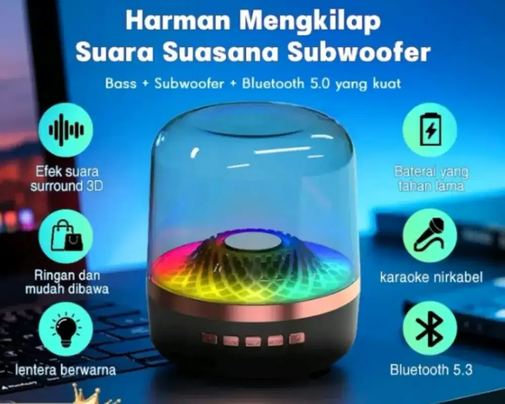 Speaker bluetooth Rgb