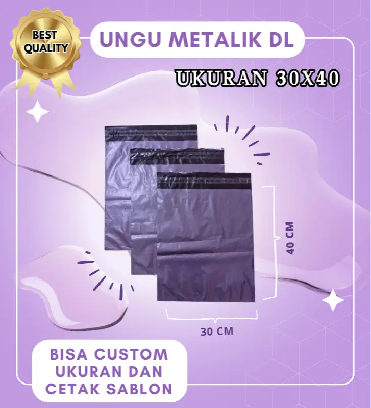 UNGU METALIK DL 30X40/PACK