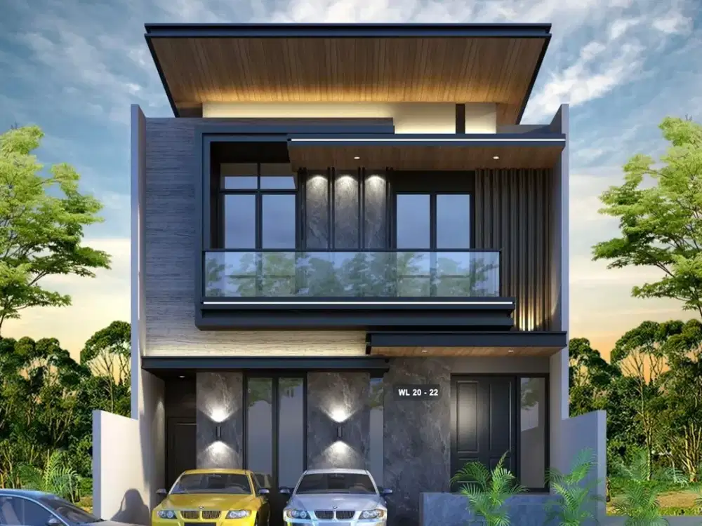 JUAL RUMAH BARU MODERN MINIMALIST CITRALAND WOODLAND