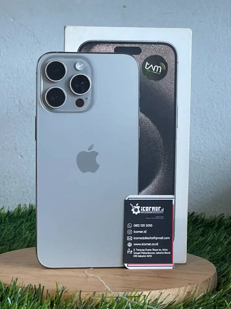 Apple iPhone 15 Pro Max - Ex iBox | Fullset | Garansi | Second