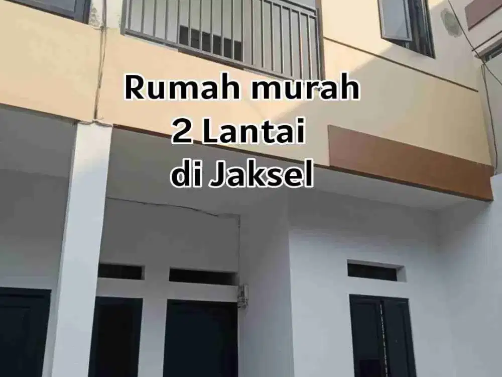 Jual Rumah murah 2 Lantai di Srengseng sawah Jagakarsa Jakarta Selatan SHM Akses motor Bebas Banjir