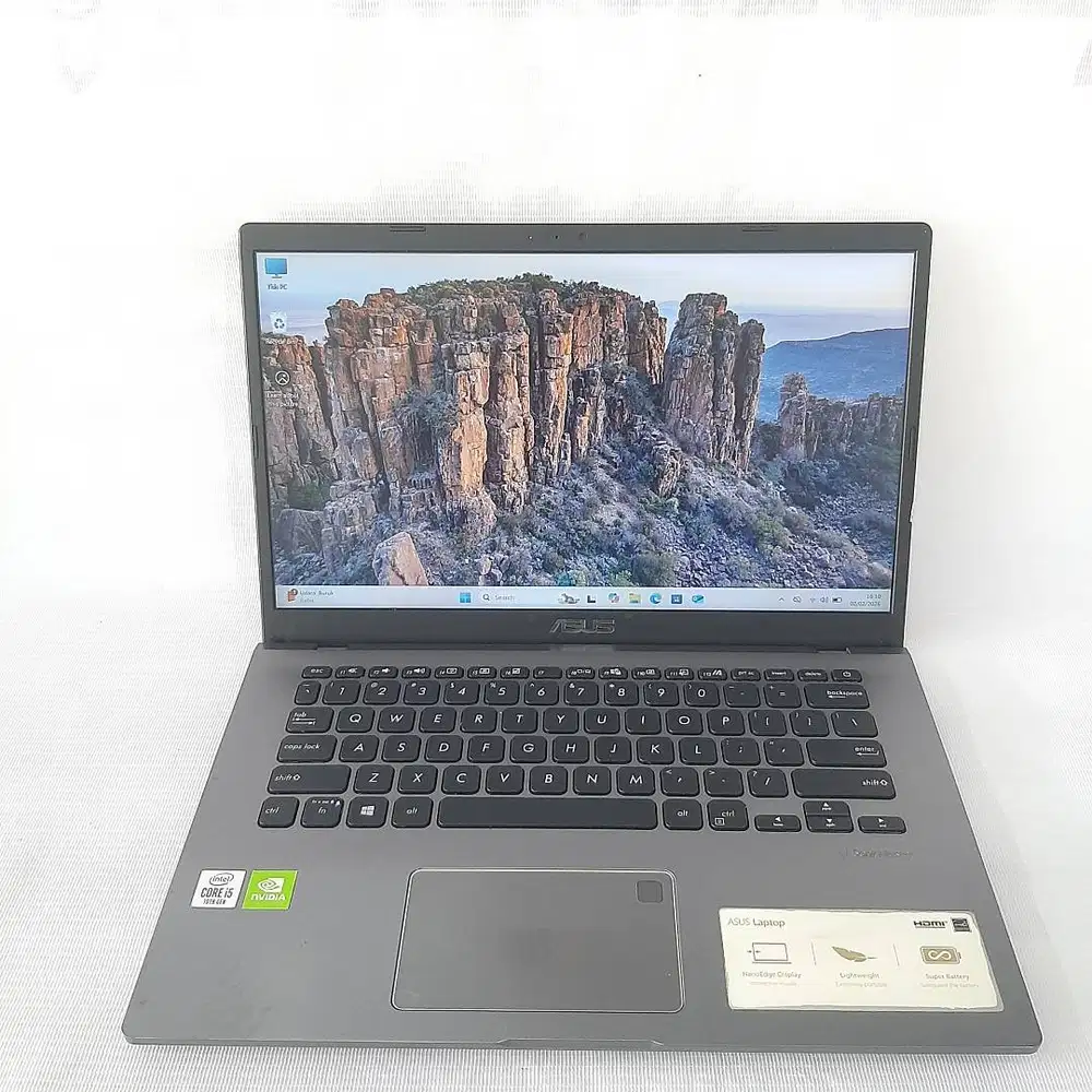 GAMING ASUS A409J CORE I5-1035G1 RAM8GB NVME256GB VGA NVDIA MX 110 2GB