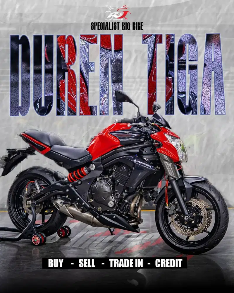 Kawasaki ER6N ER6 Ninja 650 Nik 2012 Km 27.000an Full Paper