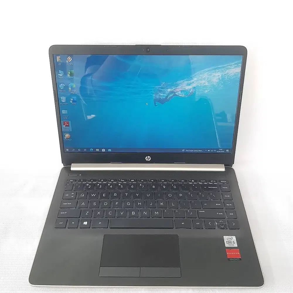 GAMING HP 14S CORE I5-10210U RAM 8GB SSD 500GB VGA AMD 2GB