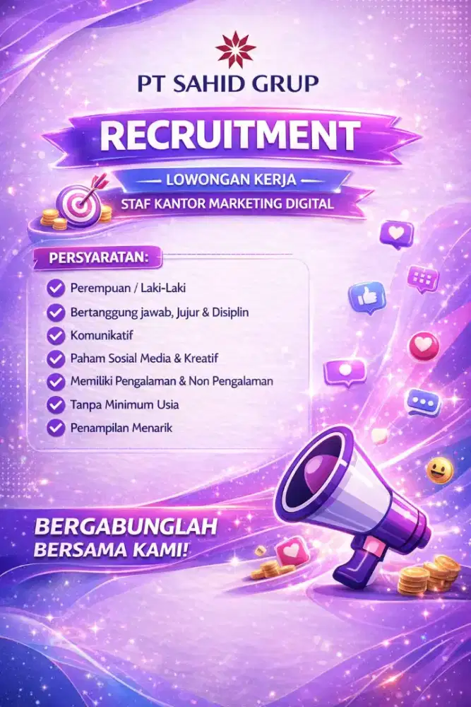 info lowongan pekerjaan