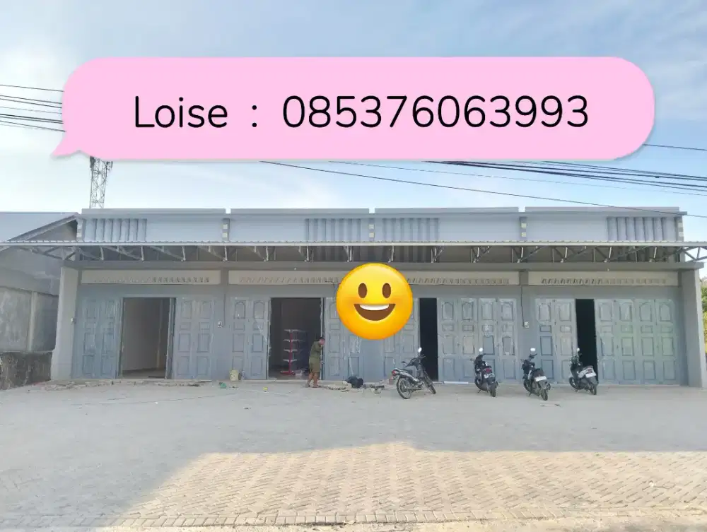 Ready Kios 1 Lantai Lokasi jl.Singgalang