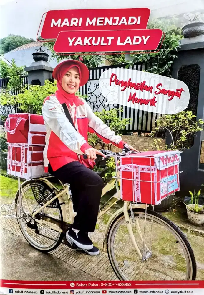 Lowongan kerja menjadi Yakult Lady