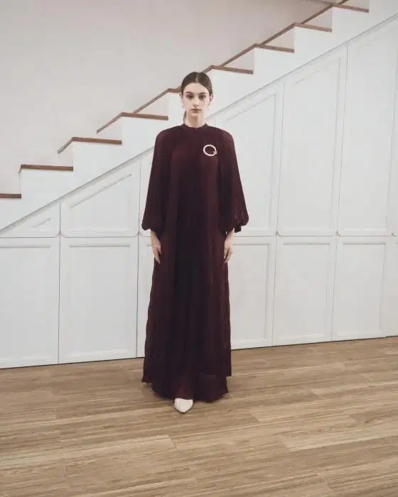 dress pleated KHANAAN