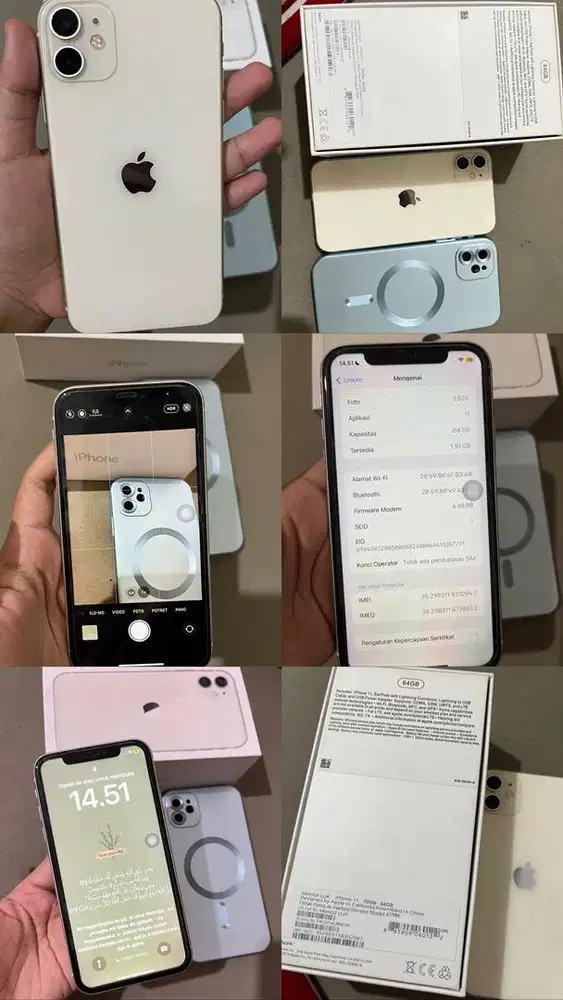 IPHONE 11 64gb INTER MURAH PEMAKAIAN PRIBADI