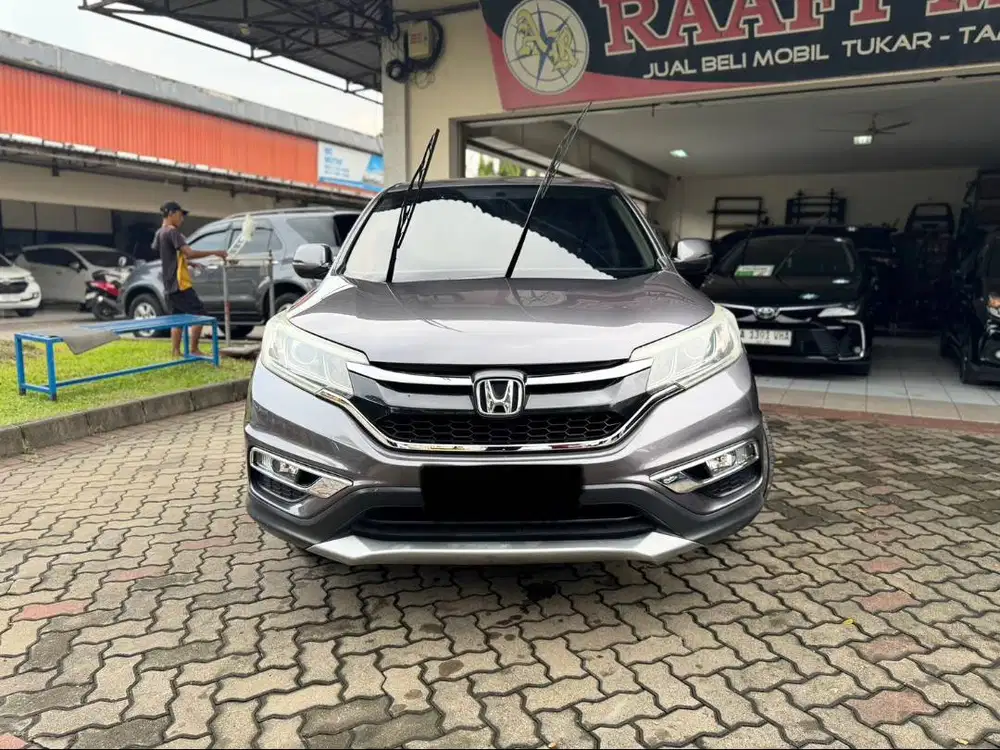 Honda Crv 2.4 Prestige AT Matic 2015 Abu-abu Sunroof Electric seat