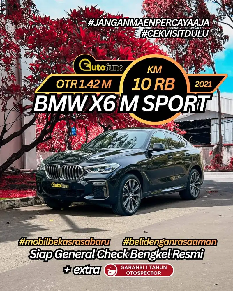 Km 10 Ribu BMW X6 xDrive40i 2022/2021 msport sDrive xLine G06 G07 LCI
