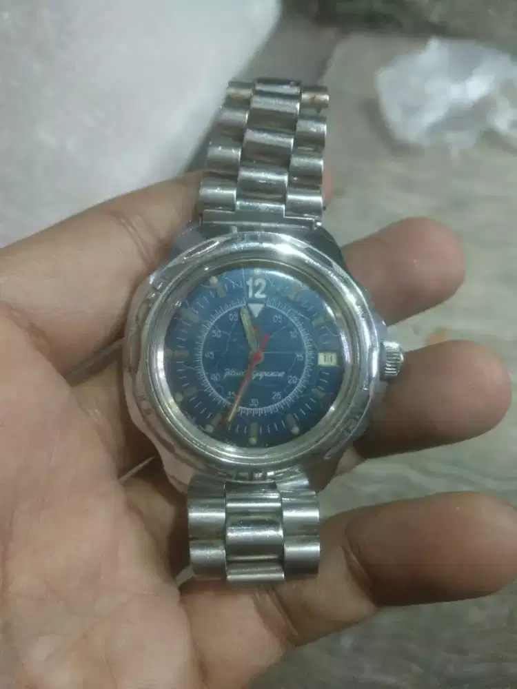 Jam tangan vostok Russia manual ori