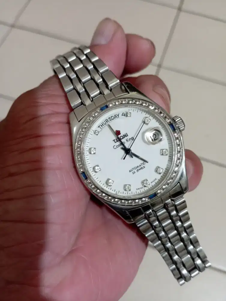 Jam tangan titoni cosmoking automatic Swiss made