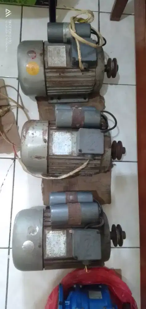 Dinamo penggerak 1.5pk/rpm 1400/ 1 phase Ori Copotan di Pd.gede BEKASI