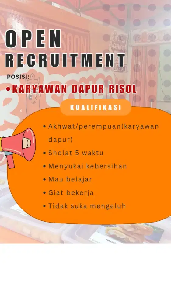 Staff Dapur Risol