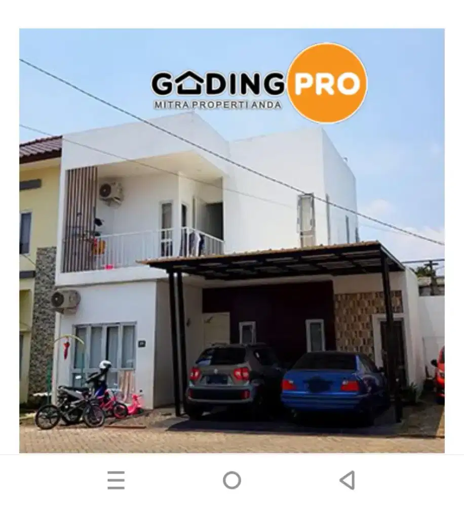 Dijual rumah di cibubur townhouse 2