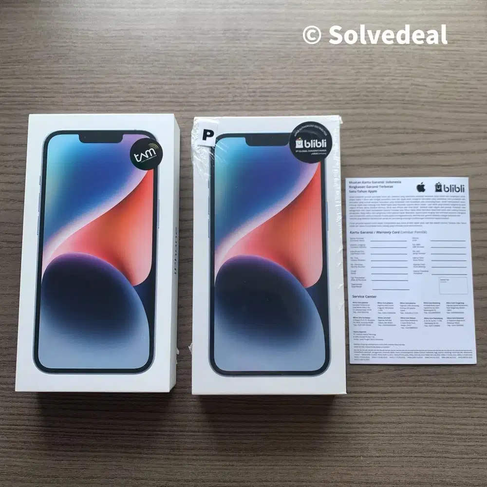 Apple Iphone 14 Ibox Blue Baru Garansi Resmi Indonesia