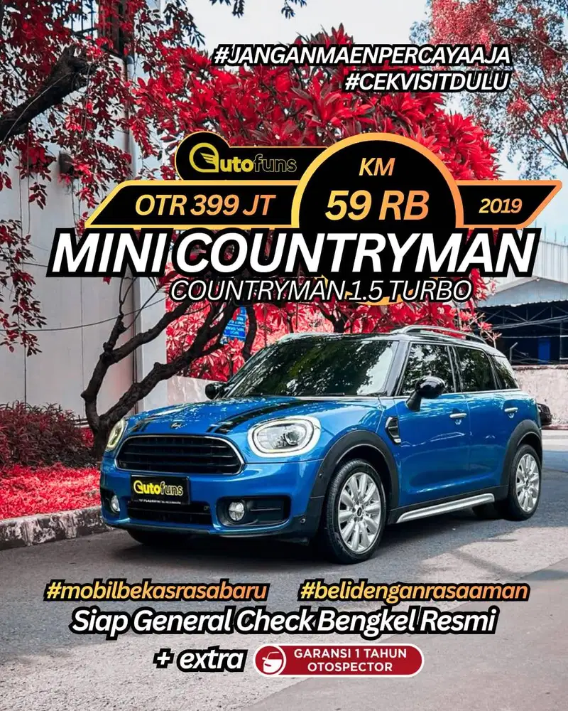 Km 59 Ribu Mini Countryman 2020/2019 Coopers 2.0 Cooper 1.5 LCI Turbo