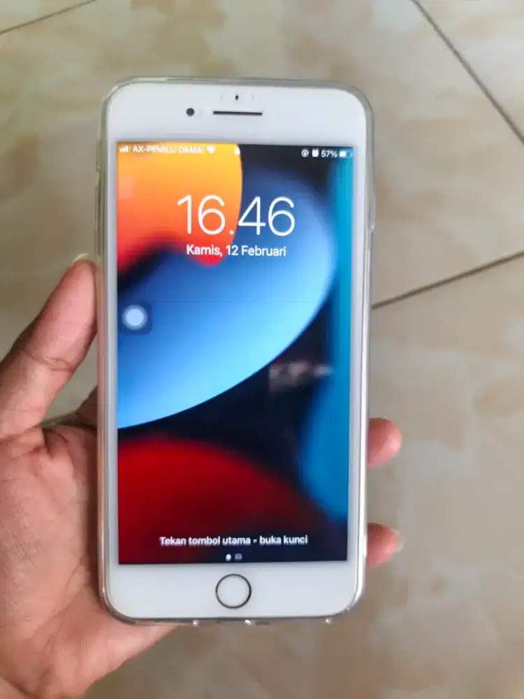 iphone 7 plus ( ip 7+ silver) 128 gb nominus