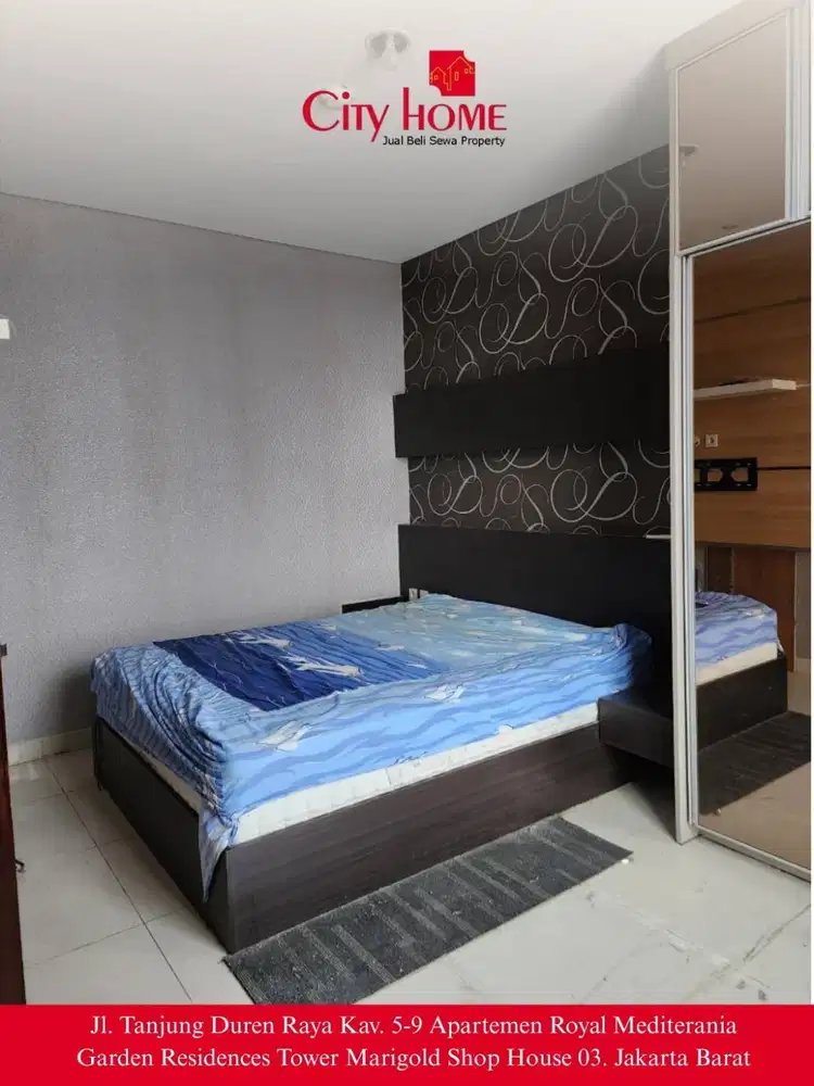 Dijual Apartemen Central Park 1BR 44m2 – 1,55M Nego Siap Huni
