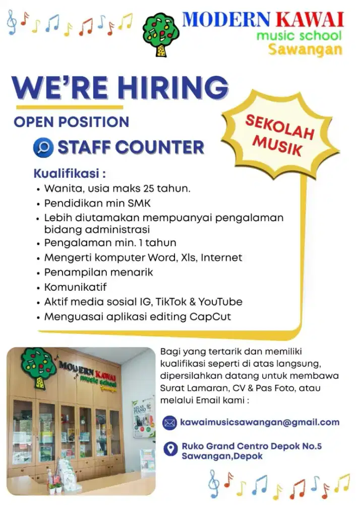 STAFF COUNTER / ADMINISTRASI