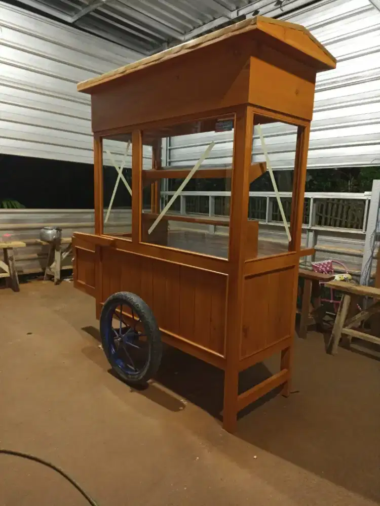 Sedia Gerobak Angkringan, Bakso Mie Ayam, Bubur, Sate, Soto, Pecel dll