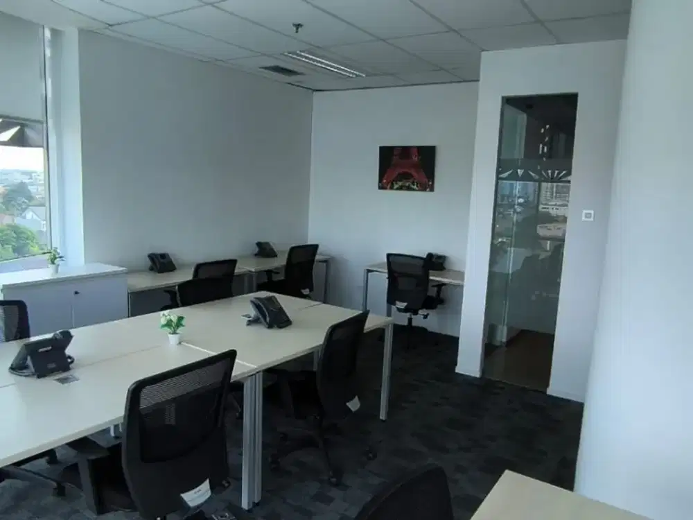 Kantor Sewa Di Kebon Jeruk The Vida Unit Furnished 8 Pax Lokasi Strategis