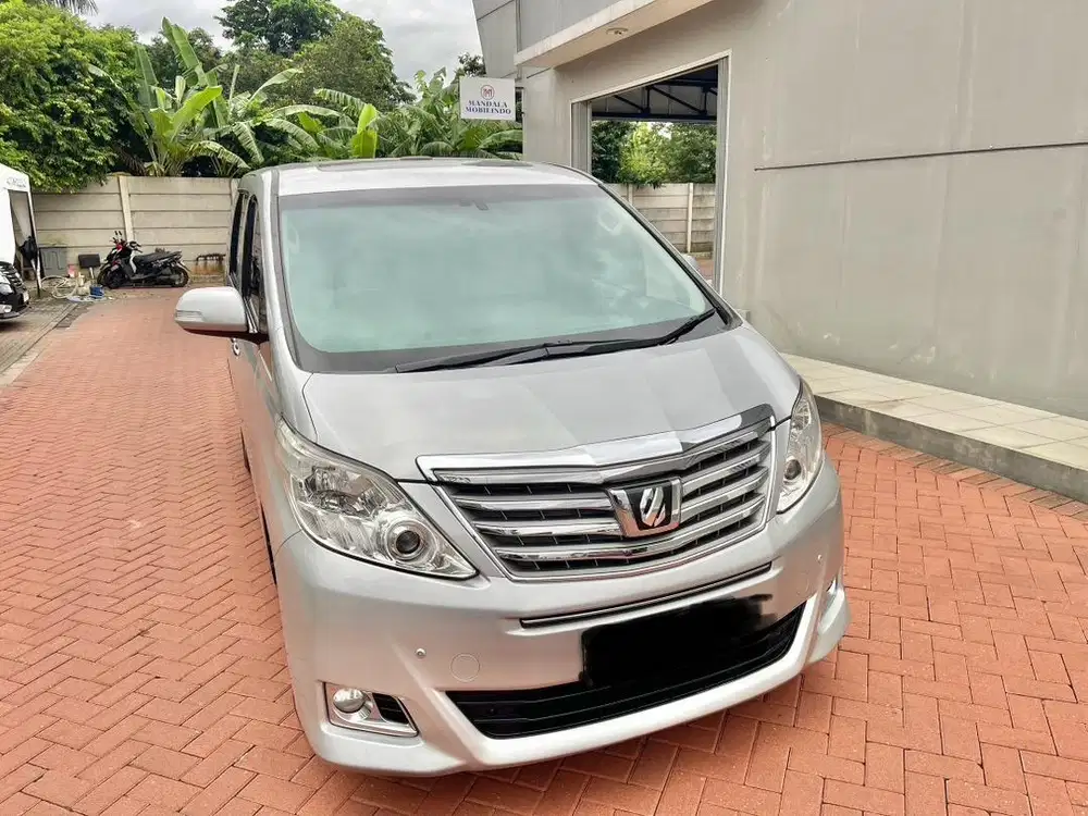 Toyota Alphard 2.4 G ATPM 2012 AT silver metallic