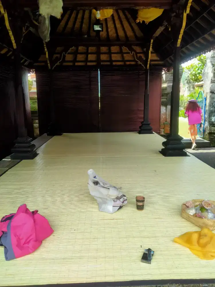 trima order tirai rotan. saka krebambu kayu