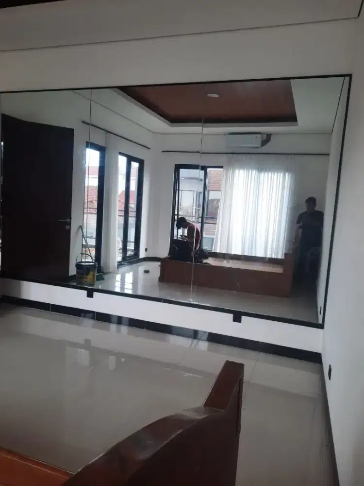 Kaca cermin 5mm ukuran costum