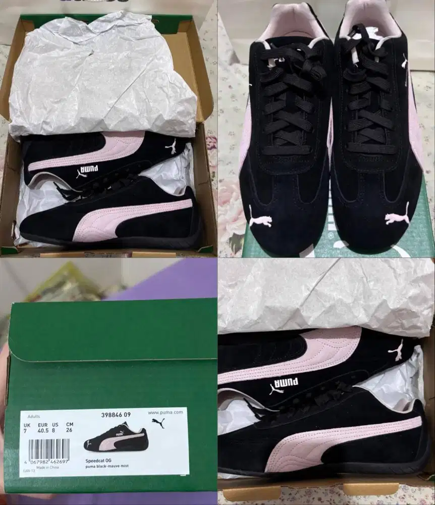 FOR SALE , NEW SPEEDCAT OG PUMA BLACK-MAUVE MIST 7