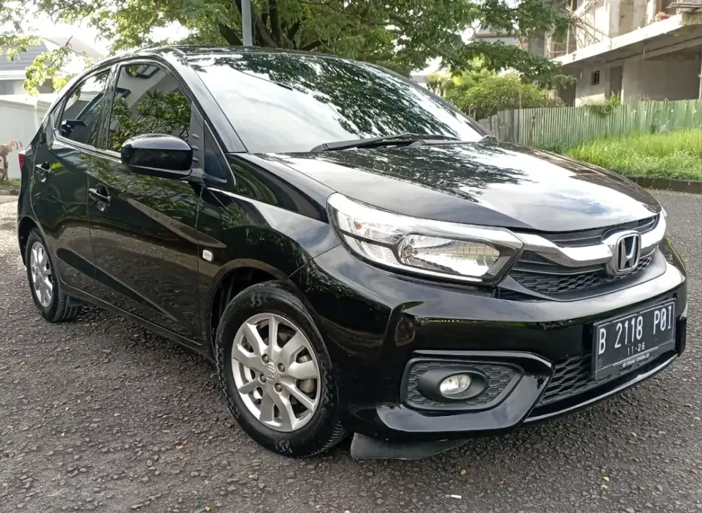 Honda New Brio 1.2 E AT 2021 Hitam Istimewa Sekali Tgn 1 Full Set Ori