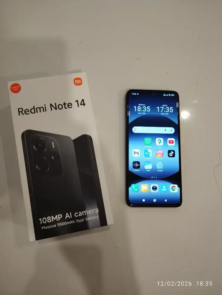 Xiaomi Redmi Note 14 4G 8/256 GB Midnight Black Resmi Xiaomi Indonesia