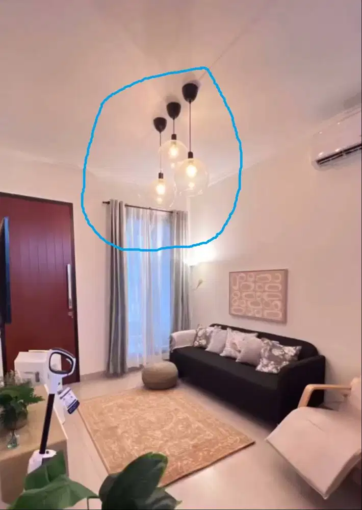 Dijual Lampu Gantung IKEA 1 Set Isi 3