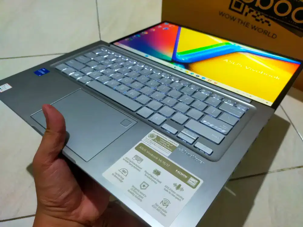 Dijual laptop Asus Vivobook GO Intel core i5 gen 12 Grnsi on 2027-02