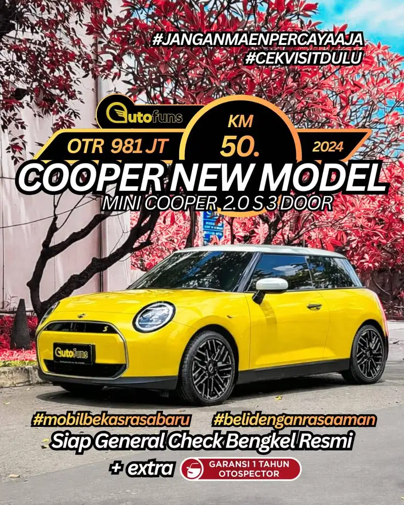 Km 50 Perak New Cooper 3 Door 2026/2024 Coopers 2.0 S F66 F56 F65 LCI