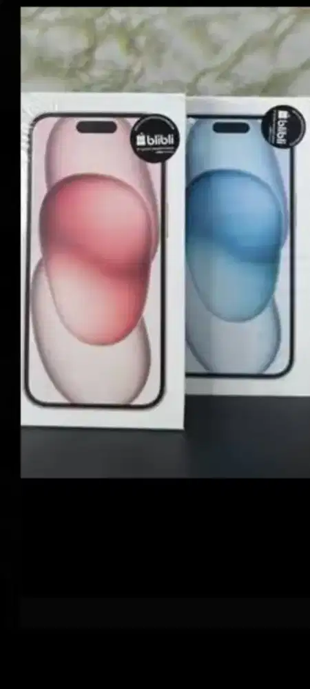 iPhone 15 blue biru BNIB garansi resmi tAm ibox GDN Blibli