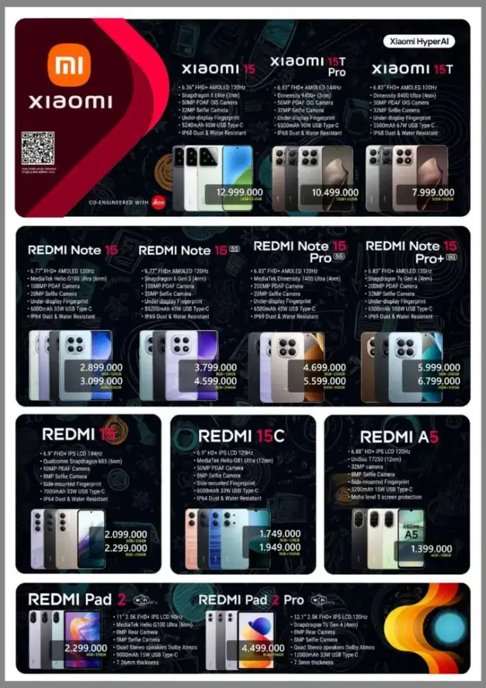 READY NOTE 15 SERIES GARANSI RESMI