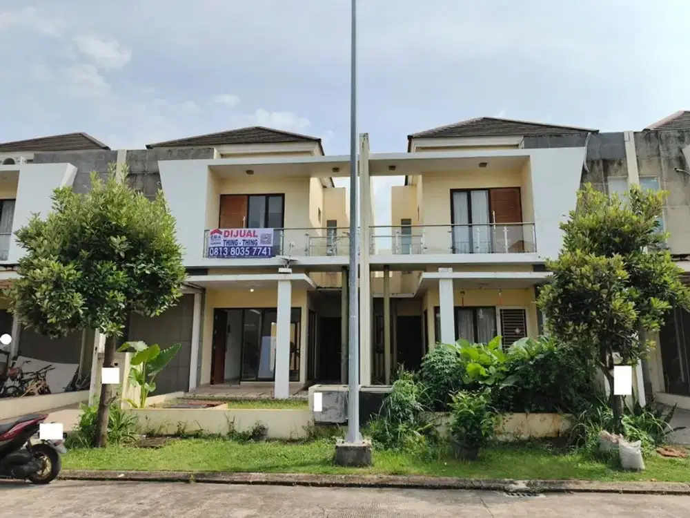 Ss.3673 - Murah !! Dijual Rumah Gandeng Siap Huni 8x18 Bisa Beli Satuan di Harapan Indah Cluster Arana Bekasi Hadap Timur Laut