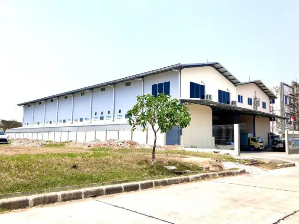 DIJUAL CEPAT! GUDANG STRATEGIS SIAP PAKAI 2 LANTAI di MARUNDA CENTER - Luas Tanah 1800m², Listrik 66 kVA, Akses Pelabuhan & Tol!