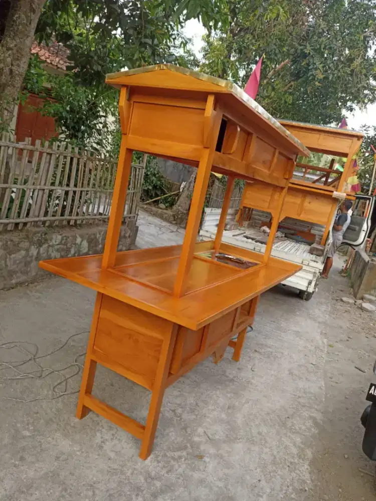 Sedia Gerobak Angkringan, Bakso Mie Ayam, Bubur, Sate, Soto, Pecel dll