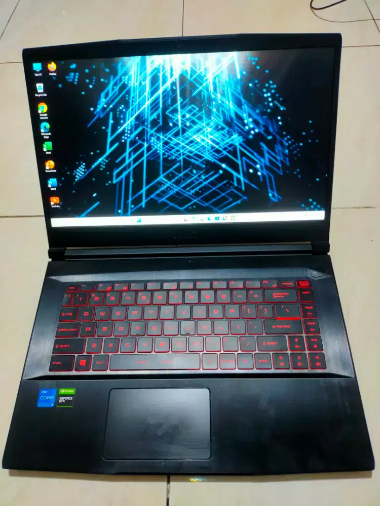Dijual laptop GAMING MSI GF63 THIN Intel core i5 gen 11 VGA NVDIA