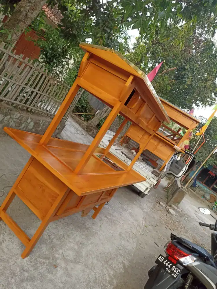 Sedia Gerobak Angkringan, Bakso Mie Ayam, Bubur, Sate, Soto, Pecel dll