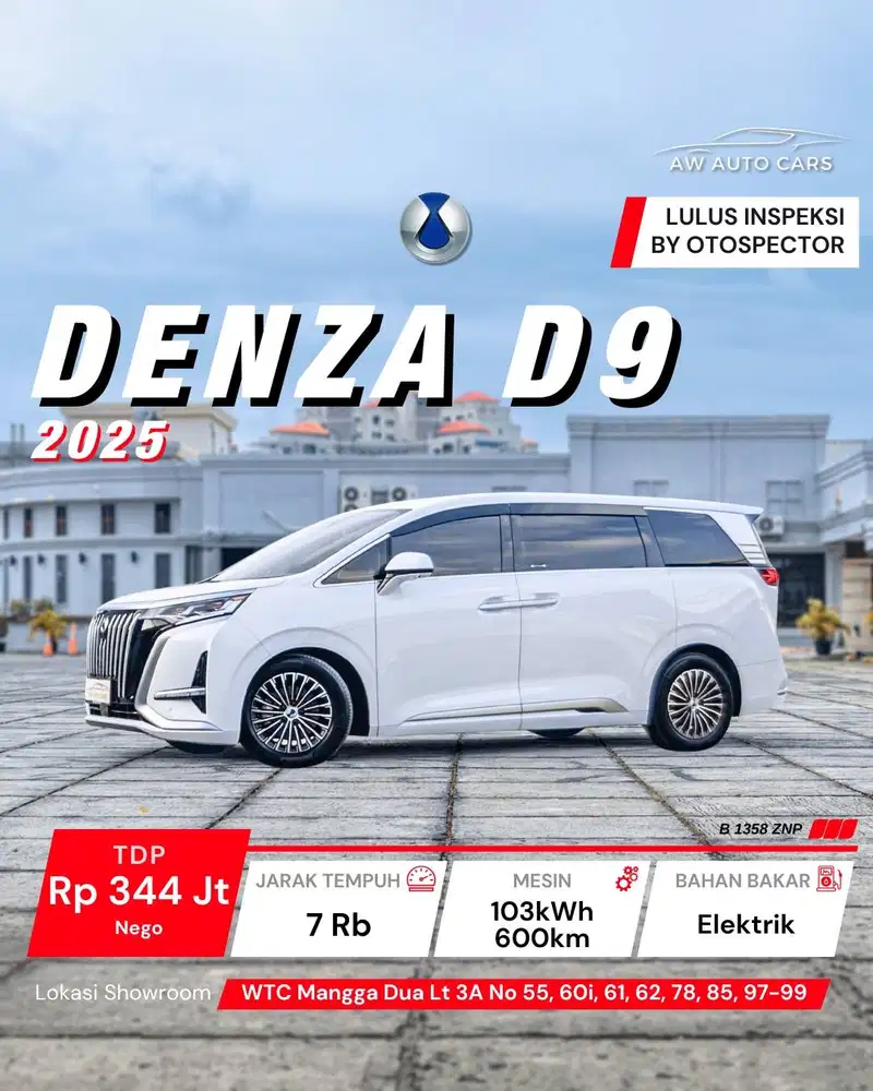 [KM 7 RB] Denza D9 2025 Low KM