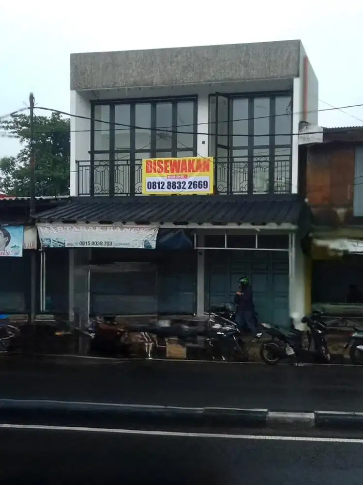 DISEWAKAN RUKO KEMANGGISAN RAYA | LOKASI STRATEGIS DEPAN JALAN RAYA