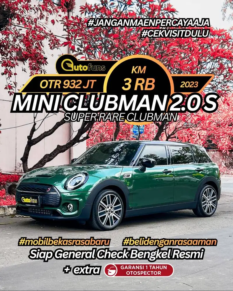 Km 7 Ribu Cooper S Clubman 2024/2023 Coopers 2.0 SE IB1 JCW LCI