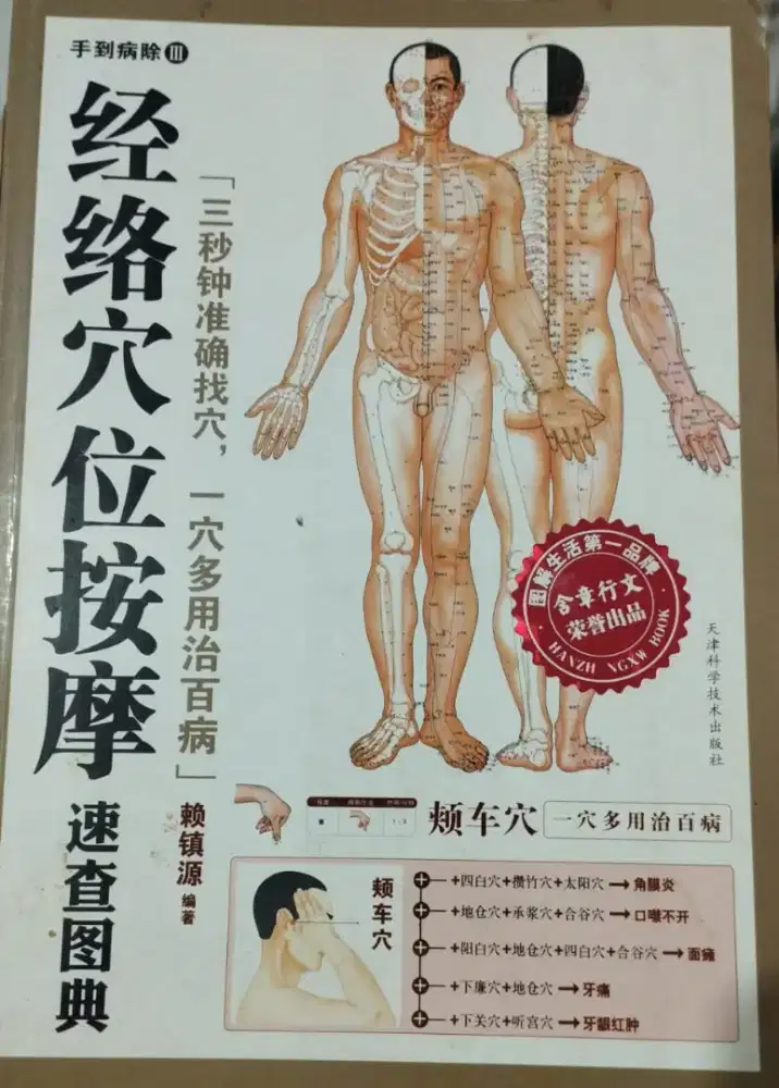 Buku Import  Bagan Referensi Cepat Pijat Meridian & Titik Akupunktur