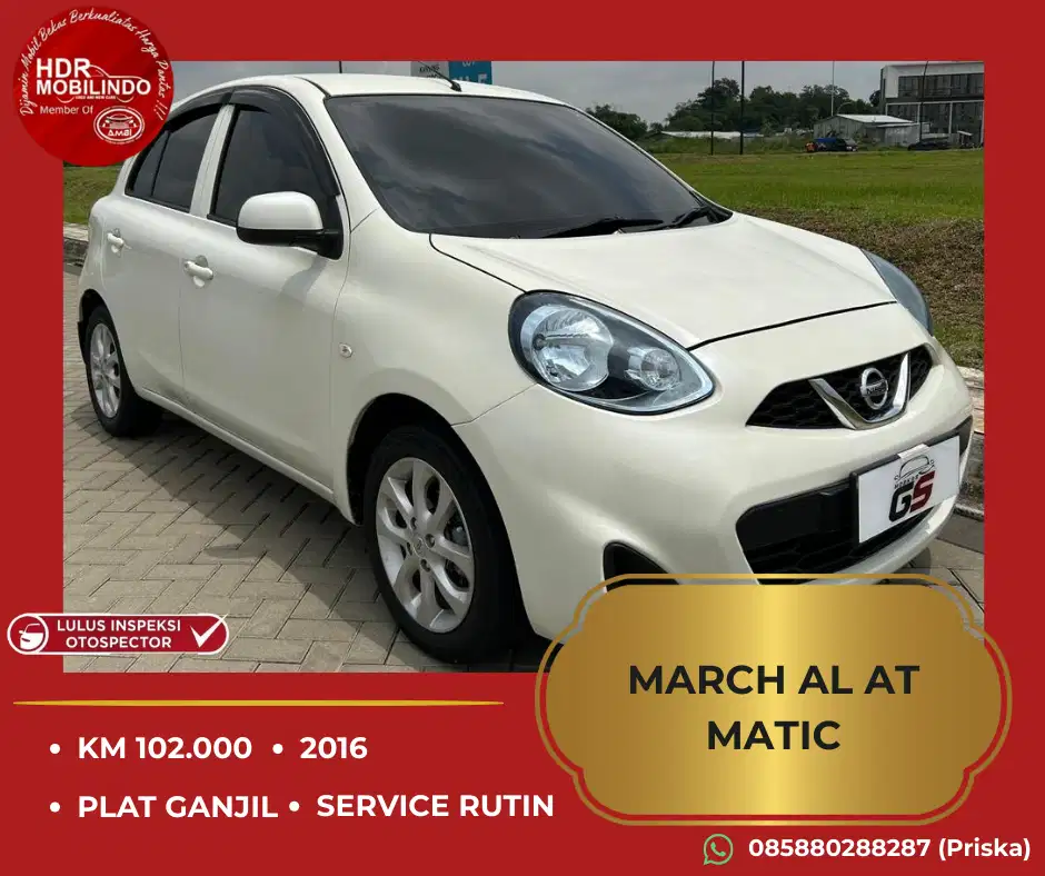 NISSAN MARCH L 2022 AT MATIC GANJIL